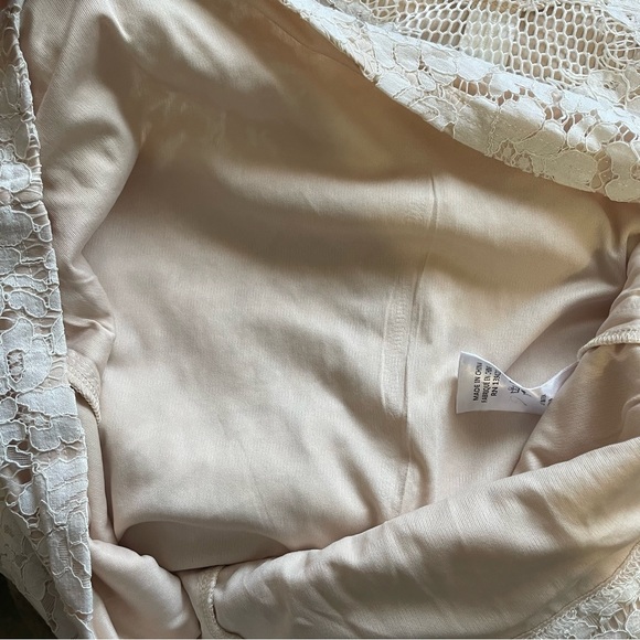 Tobi White Lace Mini Dress Size Large - Picture 9 of 12